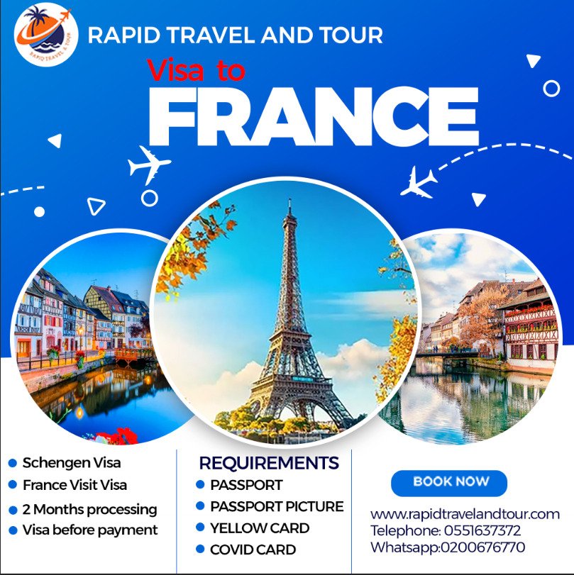 France Visit visa - rapid travel and tour